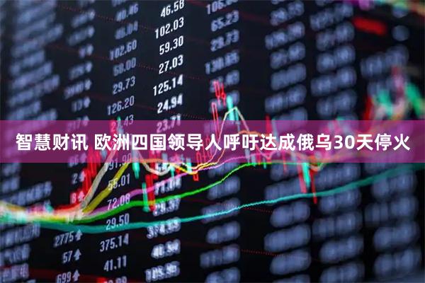 智慧财讯 欧洲四国领导人呼吁达成俄乌30天停火