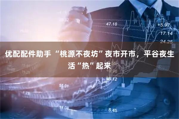 优配配件助手 “桃源不夜坊”夜市开市，平谷夜生活“热”起来